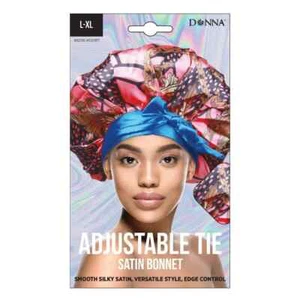 Gorro de satén con corbata ajustable Donna L/XL - Imagen 1 de 3
