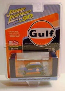 2004 '04 MITSUBISHI LANCER EVOLUTION DARK BLUE GULF MIJO JOHNNY LIGHTNING 2019 - Picture 1 of 3