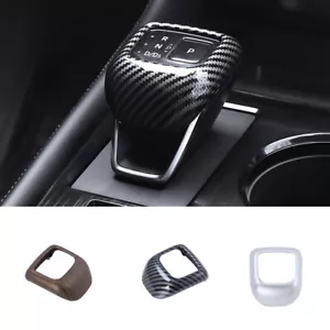 Borde de cubierta de cambio de perillas de cambio de engranajes de fibra de carbono ABS para Nissan Qashqai 2023-2024 - Imagen 1 de 4
