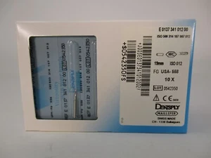 Dental Operatory Carbide Burs FG 558 Str Flat End CC-50 pack -Dentsply Maillefer - Picture 1 of 5