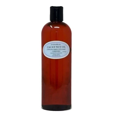 CACAY NUT OIL UNREFINED Hair Growth Skin Anti Aging Body Care Health Pure Fresh - Image 1 of 4