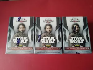 LOT de 3 box Topps Star Wars Chrome 2023 Blaster Box neuve Boite de 10 packs - Bild 1 von 9