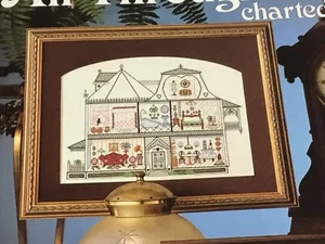 All Through The House Cross Stitch Patterns Victorian/Early American Rooms - Picture 1 of 10