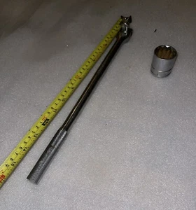 Vintage Thorsen 1/2" Drive Flex Head Breaker Bar 14” Inch - Made in Taiwan - Picture 1 of 10