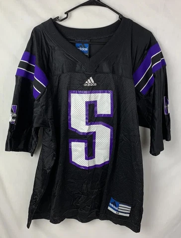 Vintage Northwestern Jersey Wildcats NCAA Football Adidas Mens Medium USA 90s Cover