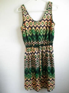 OOAK Comfortable Summer Green Outdoor Concert DRESS Hippie Boho Festival Dress S - Picture 1 of 4