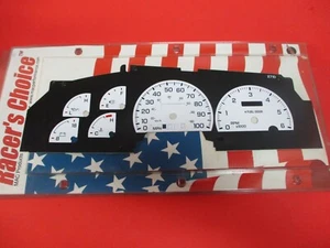 NEW 1997 1998 FORD F-150 F150 EXPEDITION WHITE GAUGE FACE 100 MPH MAC 2710 - Picture 1 of 3