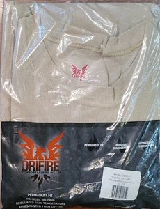 DriFire FR Midweight Mesh Long Sleeve Base Layer Shirt Size XL Sand Color - Picture 1 of 2