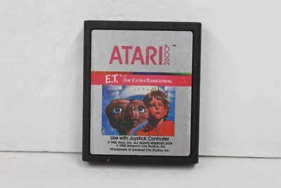 E.T. The Extra-Terrestrial (Atari 2600, 1982) Cart Only - Image 1 of 2