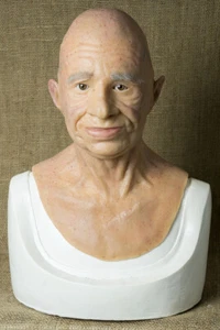 Máscara de silicona realista hecha a mano "Marvin" de The Masker, Old Man, alta calidad  - Imagen 1 de 6