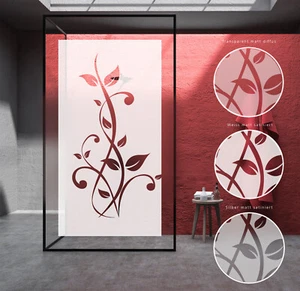29,80€/m² Milchglasfolie Fensterfolie Sichtschutz FD0051 Dusche Glas Design - Bild 1 von 14