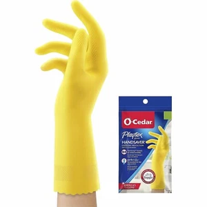 Guantes O-Cedar Playtex Handsaver amarillos de látex/neopreno/nitrilo (1 par) - Imagen 1 de 6