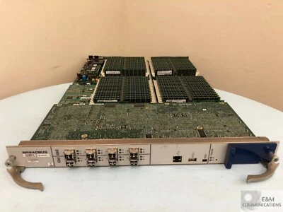860-100210-02 BROADBUS B-1 MOTOROLA 8-PORT GIGE VIDEO ON DEMAND STREAMING BLADE - Image 1 of 4