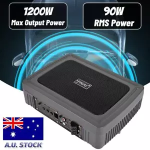 1200W 6*8" Car Subwoofer Under-Seat Sub Woofer Speaker Stereo Slim Amplifier 4Ω - Picture 1 of 15