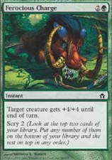 FEROCIOUS CHARGE FOIL Fifth Dawn MTG Magic the Gathering Cards DJMagic