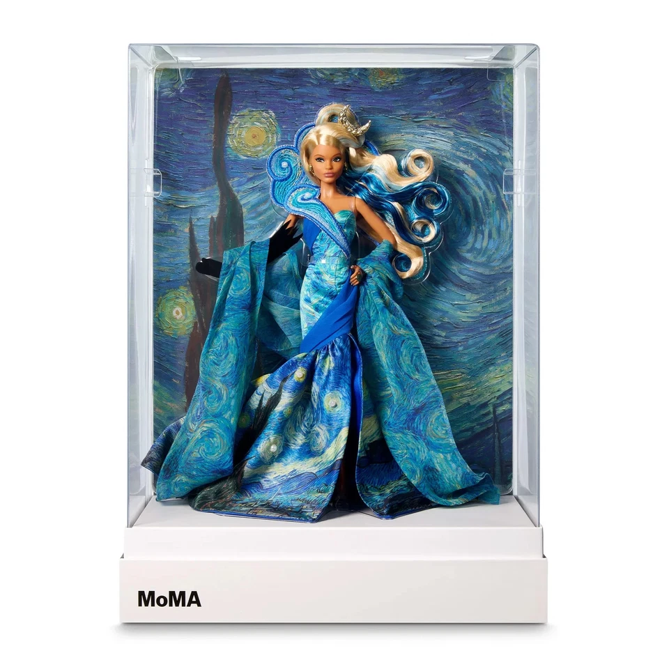 Barbie x MoMA Vincent van Gogh Doll 2025 - READY TO SHIP - Image 1 of 4