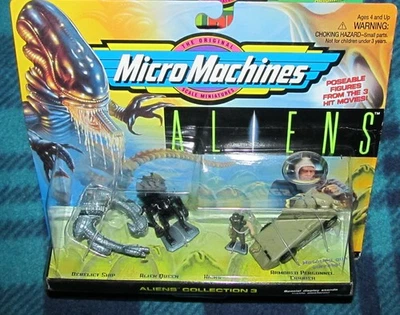 Micro Máquinas Galoob Colección ALIENS 3 - Queen, Hicks, Ship, Carrier NUEVO RARO Foto 1 de 4