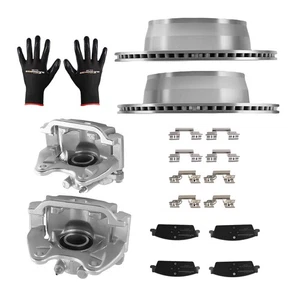 Rear Brake Rotors+Brake Calipers w/Pads Kit for GMC Yukon/Yukon XL 2015-2020 - Picture 1 of 12