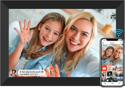 WLAN-Foto-Display | Automatische Drehung | 32GB Cloud-Speicher - Bild 1 von 4