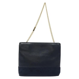 Salvatore Ferragamo - Marine Leder Schultertasche echt - Bild 1 von 19