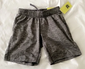All In Motion Gray Boys Athletic Shorts Sizes 4/5(XS)&8(M) New With Tags - Picture 1 of 5