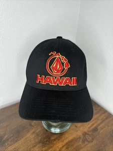 Volcom Stone Hawaii Hat FlexFit Stretch Cap Sz L/XL Black Surf Skate Beach - Picture 1 of 11