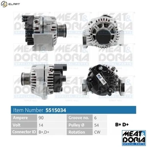 ALTERNATOR 5515034 FOR SUZUKI WAGON/SORIO/Hatchback/R+/MPV SWIFT/III SPLASH 1.2L - Picture 1 of 9