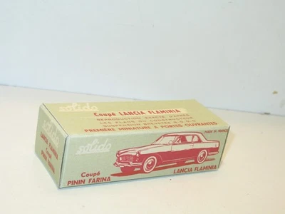 SOLIDO, Scatola Repro In CARTONE DUREVOLE Per Auto Lancia Flaminia - Immagine 1 di 3