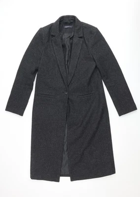 Marks and Spencer Men’s Grey Wool Blend Limited Edition Overcoat Size 36 - Image 1 of 4