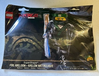 Lego Ninjago Movie Foil Balloon Helium Birthday Party Rare Kids Ninja - image 1 of 2