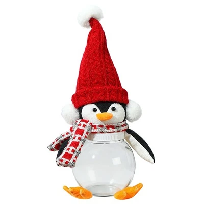 Tarro de dulces de Navidad relleno de Papá Noel dulce regalo de Navidad para niños personalizado Foto 1 de 4