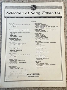 SONGS MY MOTHER TAUGHT ME Sheet Music by Dvorak Op 55 No 4, for HIGH Voice - Picture 1 of 3