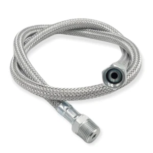 FLEXIBLE HOSE FOR DIESEL BURNER MF Ø 3/8 MALE X 1/4 FEMALE CONICAL CM 80 - Picture 1 of 1