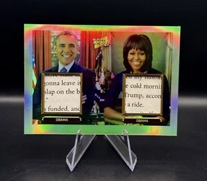 PIEZAS DEL PASADO CUARTEL Y MICHELLE OBAMA RELIQUIA DOBLE #107 - Imagen 1 de 2