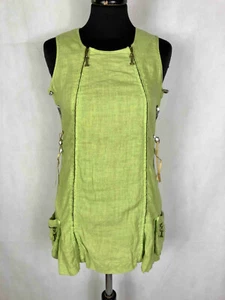 Iceberg Mini Dress Woman Linen Size XS - 38 - Picture 1 of 7