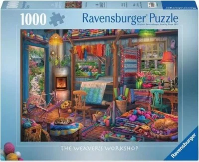 RAVENSBURGER PUZZLE*1000 TEILE*THE WEAVER'S WORKSHOP*RARITÄT*NEU+OVP