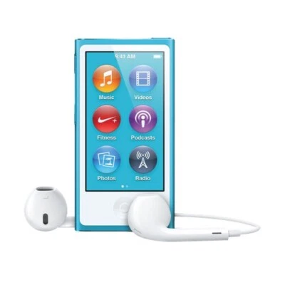 Apple ipod Nano 8th Generation 16GB ( Blue ) MP3 Player - Warranty - Image 1 of 4