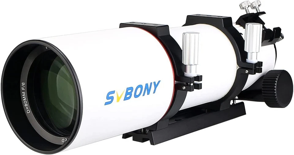 SVBONY SV550 Telescope, 80mm F6 APO Triplet Refractor OTA, 180mm Dovetail Plate, - Image 1 of 4