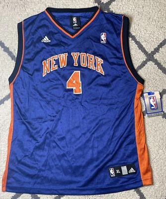 Camiseta Adidas Seattle NY #4 RARA NUEVA CON ETIQUETAS Nate Robinson New York Knicks Juvenil XL NBA Foto 1 de 4
