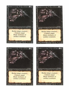 Terror Revised x4 Playset Magic the Gathering MTG TCG Card LP/NM - Picture 1 of 2
