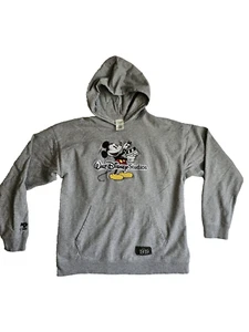 Sudadera con Capucha Gris Mickey Bordada WALT DISNEY STUDIOS Unisex Talla Mediana - Imagen 1 de 11