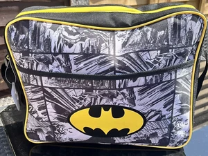 Batman messenger Child School Bag PE Swim Book Bag - Picture 1 of 4