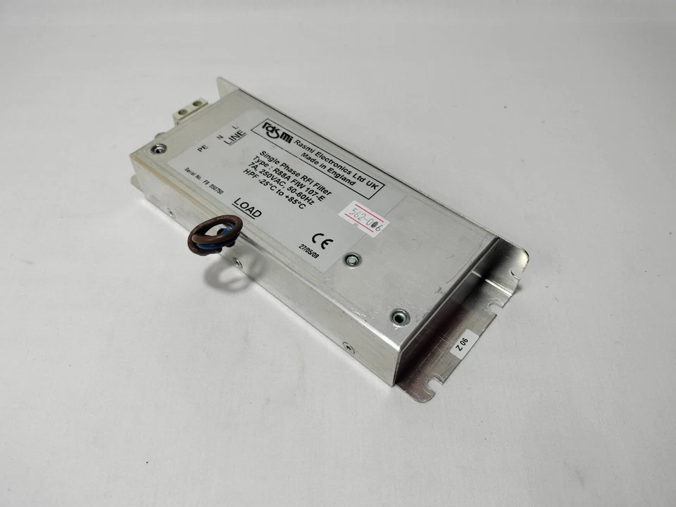 Rasmi R88A FIW 107-E R88AFIW107E Single Phase RFI Filter 7A 250VAC 50-60Hz - Image 1 of 4