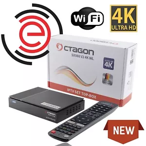 ✅OCTAGON SX988 V2 4K UHD IP 5G WLAN DEFINE Linux OS SAT IP Multiroom UHD Recepción - Imagen 1 de 18