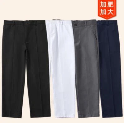 Nuevos Pantalones Informales Niños Primavera/Otoño Niños Pantalones Sólidos Moda Pantalones Largos Foto 1 de 4