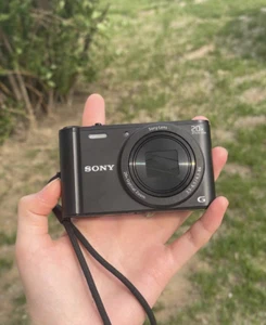 SONY Cyber-Shot DSC-WX350 Black Compact 18 MP Digital Camera 20x Optical Zoom - Picture 1 of 7