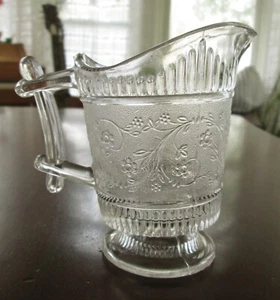 Crema acanalada EAPG Bryce Bros. Forget Me Not Pert 4" 1891 - Imagen 1 de 7
