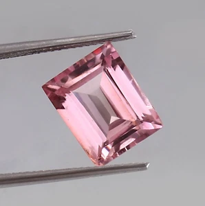 AAA 10x8 MM Natural Padparadscha Sapphire Loose Emerald Gemstone Genuine Jewelry - Picture 1 of 4