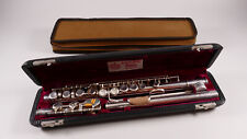 Full silver flute flute by Richard Müller Bremen 4792 circa 1950 weight 518gram