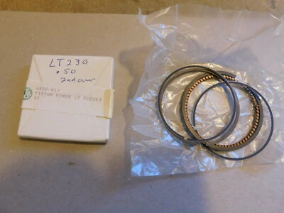 NOS Piston Rings (+.75) 3rd over 1985 -1994 Suzuki LT230 Quadrunner DR200 LTF250 - Image 1 of 2
